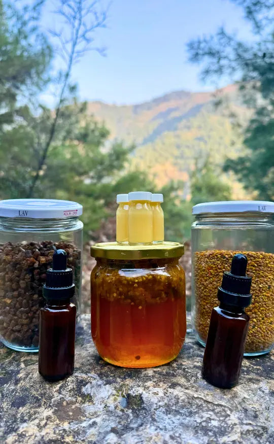 Atom Karışım(Bal, Perga, Arı sütü, Polen)